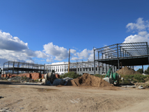 承德亞歐果仁有限公司在建杏核破碎、杏仁脫苦車間項目初見規(guī)模